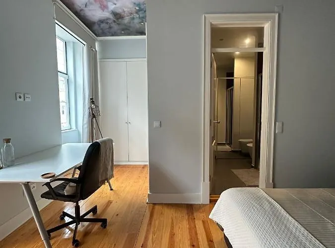 Com Banheiro Privativo No Centro De 홈스테이 리스본